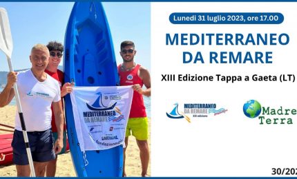 Madre Terra - Mediterraneo da remare #PlasticFree fa tappa a Gaeta