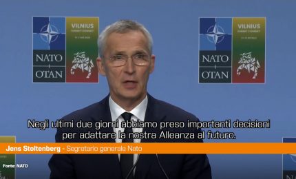 Stoltenberg "L'Ucraina si avvicina all'ingresso nella Nato"