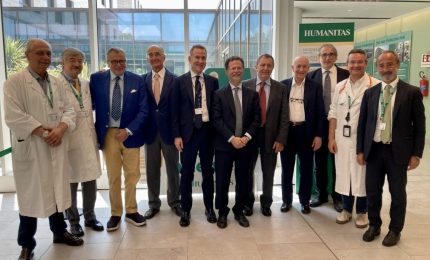 Il rettore Priolo in visita a Humanitas Istituto Clinico Catanese