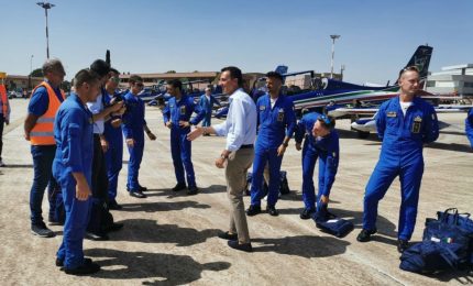 Minardo accoglie a Comiso le frecce tricolori