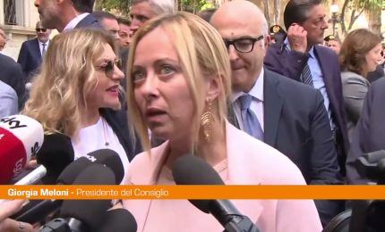 Meloni "La battaglia contro la mafia si pu&ograve; vincere"