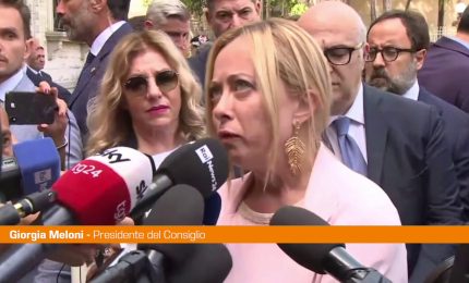 Meloni "Su mia presenza a Palermo polemiche inventate e notizie false"