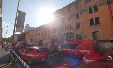 Rogo Rsa Milano, vigili del fuoco al lavoro per la messa in sicurezza