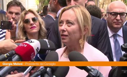 Meloni "Manfredi Borsellino mi ha donato un ritratto di Paolo"