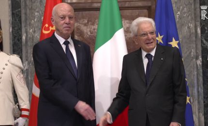 Mattarella ha incontrato il presidente tunisino Saied