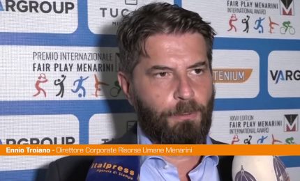 Troiano "Premiamo chi rispetta i valori del fair play"