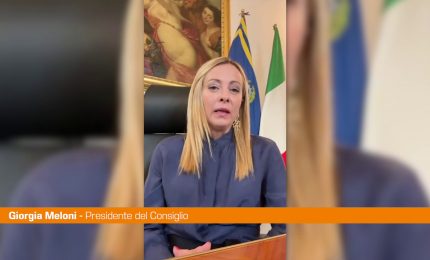 Meloni ""Obiettivo varare grande piano di prevenzione idrogeologica"