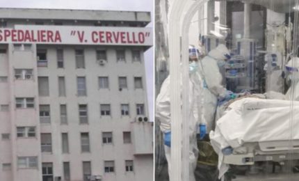 Le fiamme minacciano l'ospedale 'Cervello' di Palermo