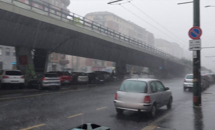 Milano, nuova bomba d'acqua. Seveso e Lambro vicino a esondazione