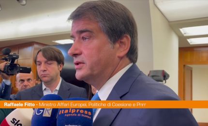 Pnrr, Fitto "Grande opportunit&agrave;, attrarre investimenti"