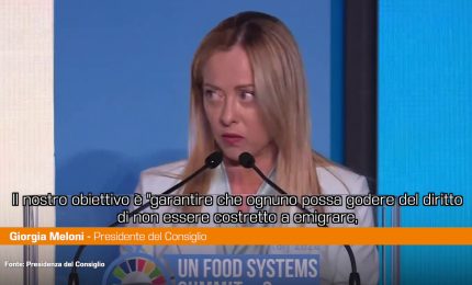 Meloni "Assicurare a tutti il diritto a non dover emigrare"