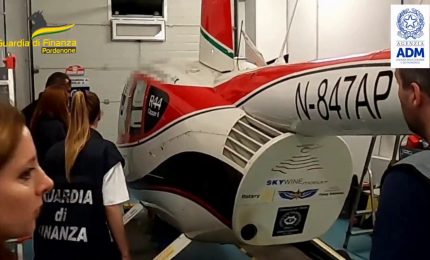 Sequestrato elicottero introdotto illegalmente in Italia