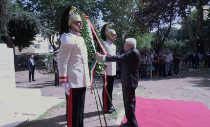 Mattarella alla commemorazione degli 80 anni dai bombardamenti di Roma