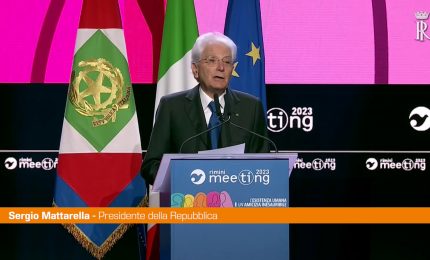 Mattarella "La Costituzione &egrave; nata per espellere l'odio"