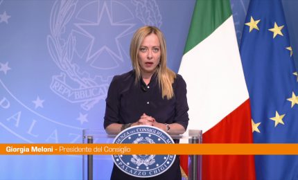 Ucraina, Meloni "La Russia ritiri le truppe, serve una pace giusta"