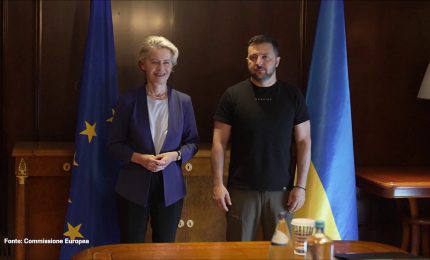 Von der Leyen incontra Zelensky in Grecia