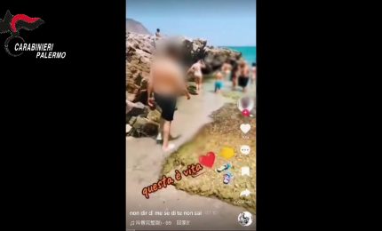 Evade dai domiciliari e posta video su Tik Tok dal mare: in carcere