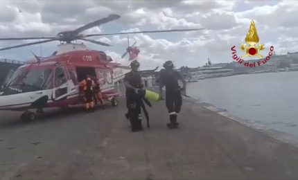 Uomo disperso in mare nel Catanese, le ricerche dei vigili del fuoco