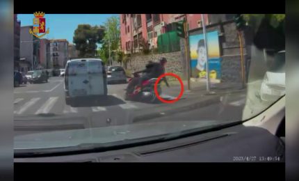 Tentato omicidio a Catania, le immagini dell'agguato