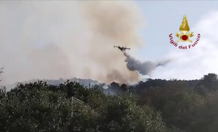 Ancora fiamme in Liguria, proseguono le operazioni di spegnimento