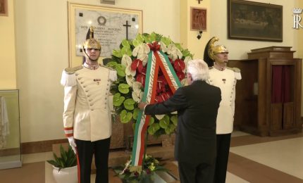 Mattarella rende omaggio a don Minzoni nel centenario della morte
