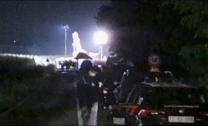 Schianto aereo Frecce Tricolori a Torino,ispezioni sul luogo incidente