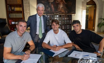 I giocatori del Palermo Aurelio, Marconi e Soleri diventano studenti UniPa