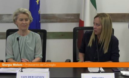 Migranti, Meloni "L'Europa lavori insieme o sar&agrave; travolta"