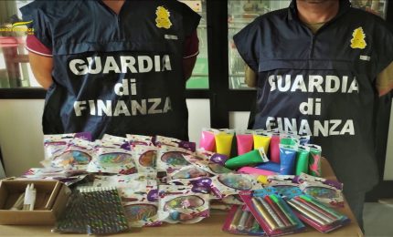 Chieti, sequestrati 5mila articoli per la scuola non sicuri