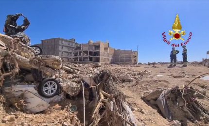 Primo giorno di missione per contingente dei vigili del fuoco in Libia