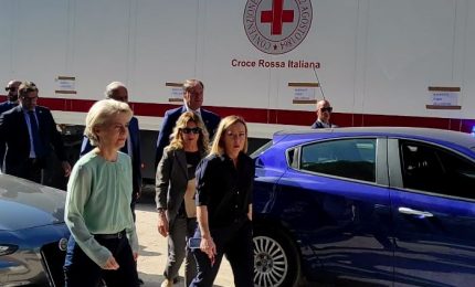 Meloni e Von der Leyen a Lampedusa &ldquo;&Egrave; in gioco il futuro dell&rsquo;Europa&rdquo; VIDEO