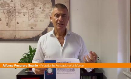Pecoraro Scanio "Bene sport in Costituzione ma ora attuare ambiente"