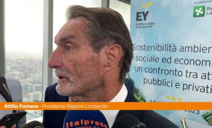 Fontana "Discorsi sul cambiamento climatico non siano ideologizzati"