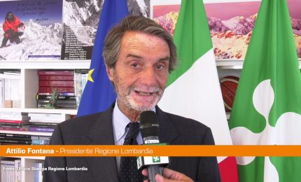 Fontana "L'estero guarda con interesse all'Italia e alla Lombardia"