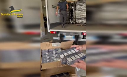 Sigarette di contrabbando, sequestro per 1,2 tonnellate nel napoletano