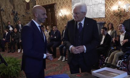 Mattarella incontra i giovani disabili di Citt&agrave; di Castello