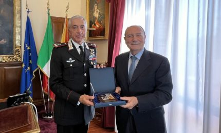 Schifani riceve il generale Spina, neo Comandante dei Carabinieri Sicilia