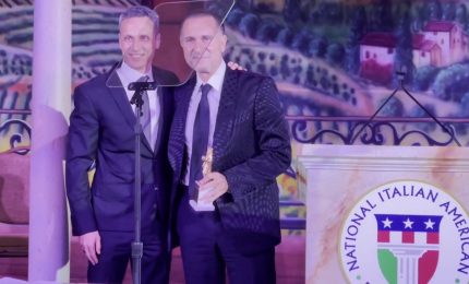 Il patron rossonero Cardinale premiato al gala Niaf "Forza Milan"