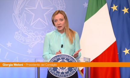 Meloni "L'energia &egrave; un tassello chiave del Piano Mattei"