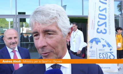 Abodi "Mondiali di scherma paralimpica a Terni grandissimo evento"