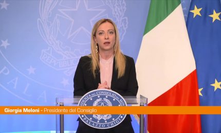 Meloni "Sull'abuso d'ufficio abbiamo mantenuto la promessa ai sindaci"