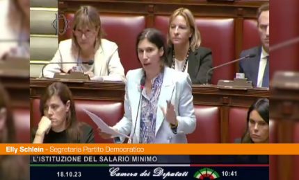 Salario minimo, Schlein "I continui rinvii del Governo scelta cinica"