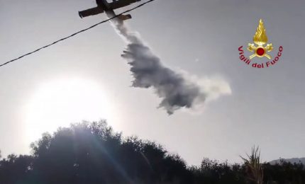 Incendi nel Messinese, abitazioni sgomberate a Villafranca Tirrena