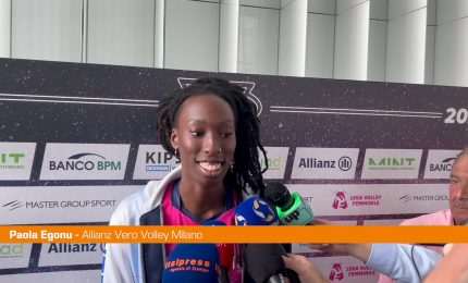 Allianz Vero Volley Milano, Egonu "Felice essere rientrata in Italia"