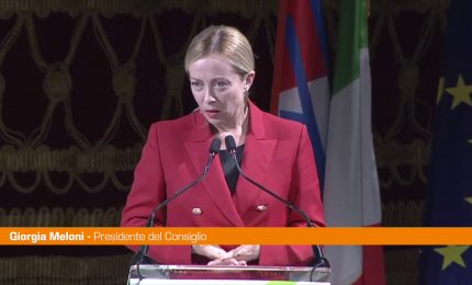 Meloni "Ridare centralit&agrave; al Mediterraneo"