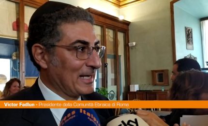 Presidente Comunit&agrave; Ebraica Roma "Apprezziamo solidariet&agrave; premier"