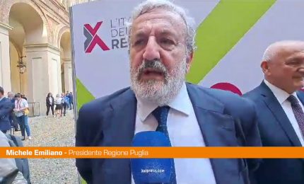 Autonomia, Emiliano &ldquo;Regioni vigileranno per evitare disastro per Sud"