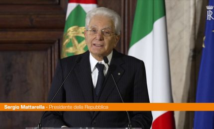 Mattarella "La tragedia della guerra &egrave; tornata vicino a noi"