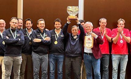 Palermo, il team dell&rsquo;Addaura campione Europeo di bridge