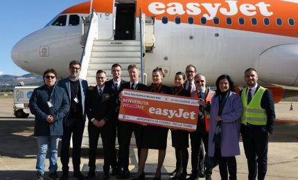 Primo volo easyJet atterra all&rsquo;aeroporto di Comiso &ldquo;Pio La Torre&rdquo;